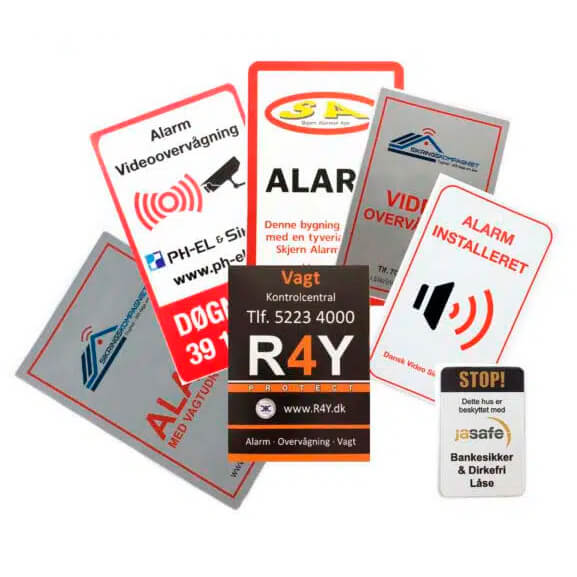 alarm labels