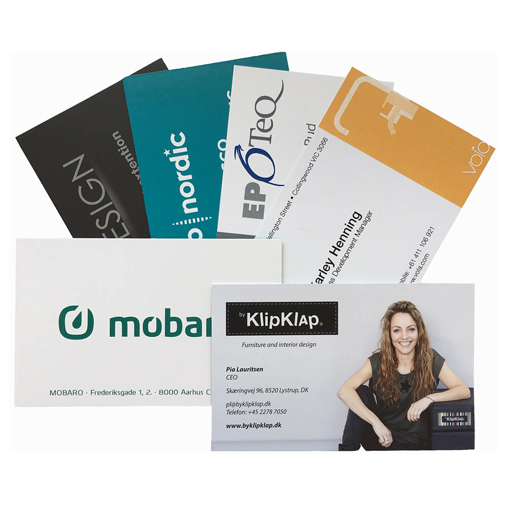 standard visitkort i karton